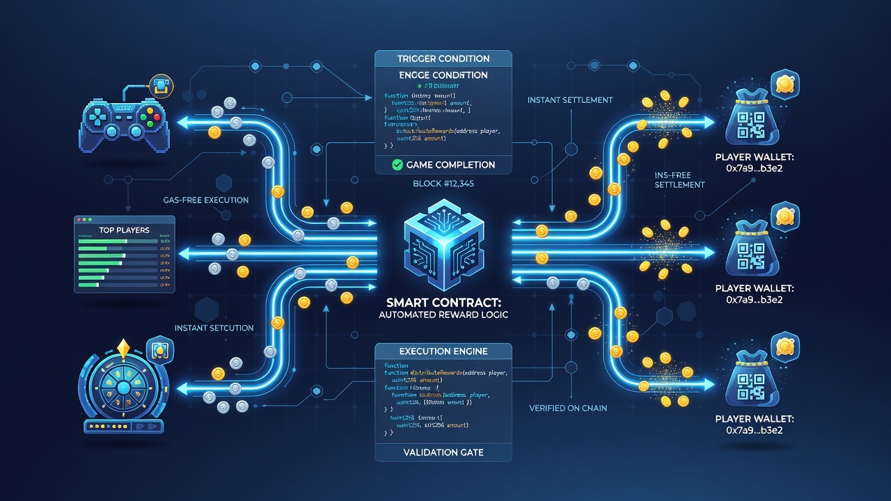 Automatisierte Token-Verteilung in einer Blockchain-Gaming-Umgebung
