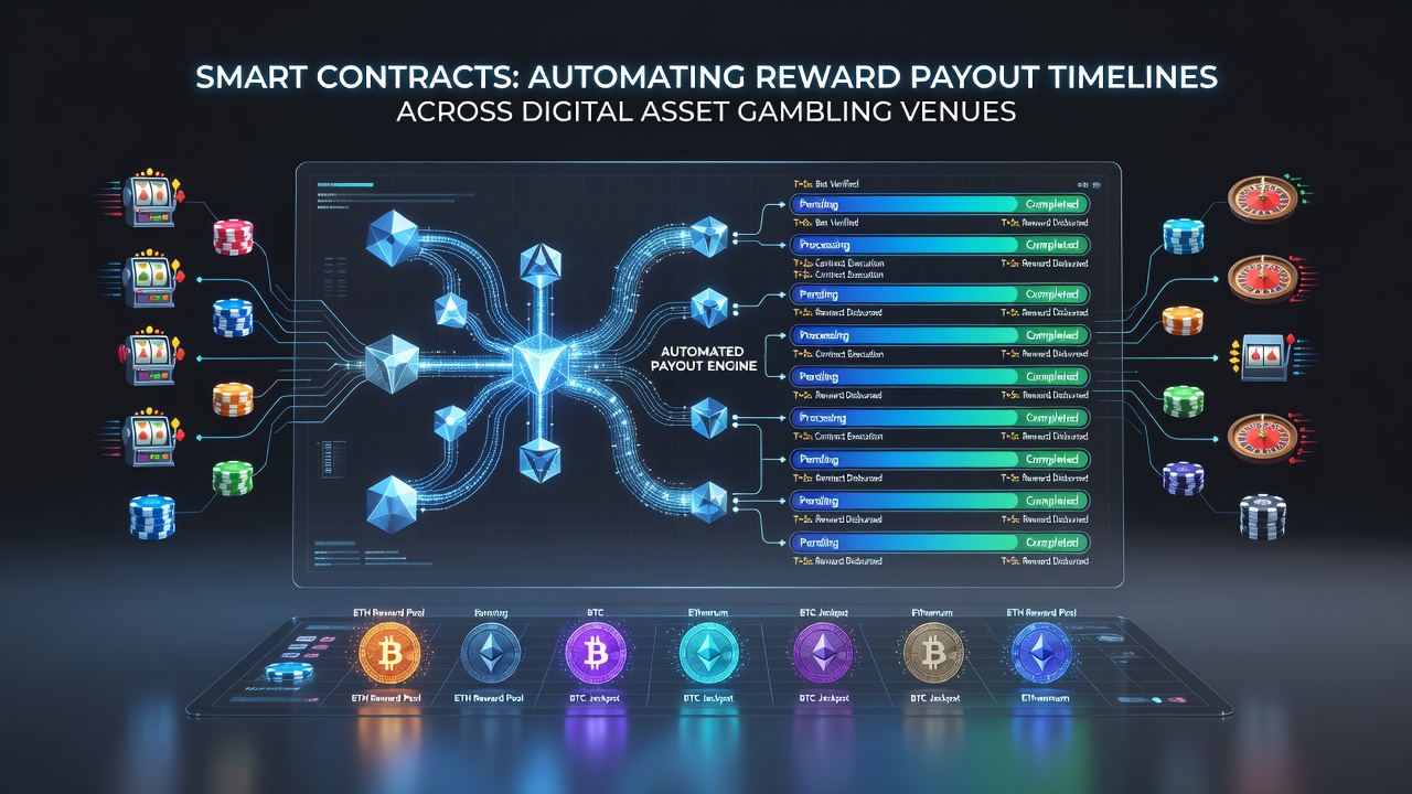 Smart Contracts automatisieren Auszahlungen in digitalen Glücksspielplattformen