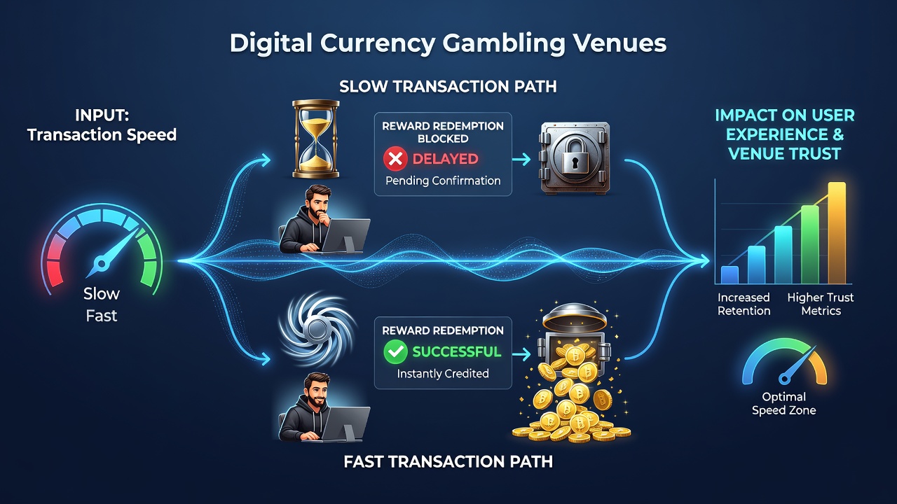 Vergleich der Transaktionszeiten bei Belohnungseinlösungen in Crypto Casinos